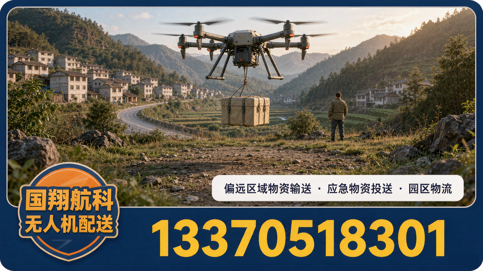 无人机配送：地面难通达路段的低空物资转运